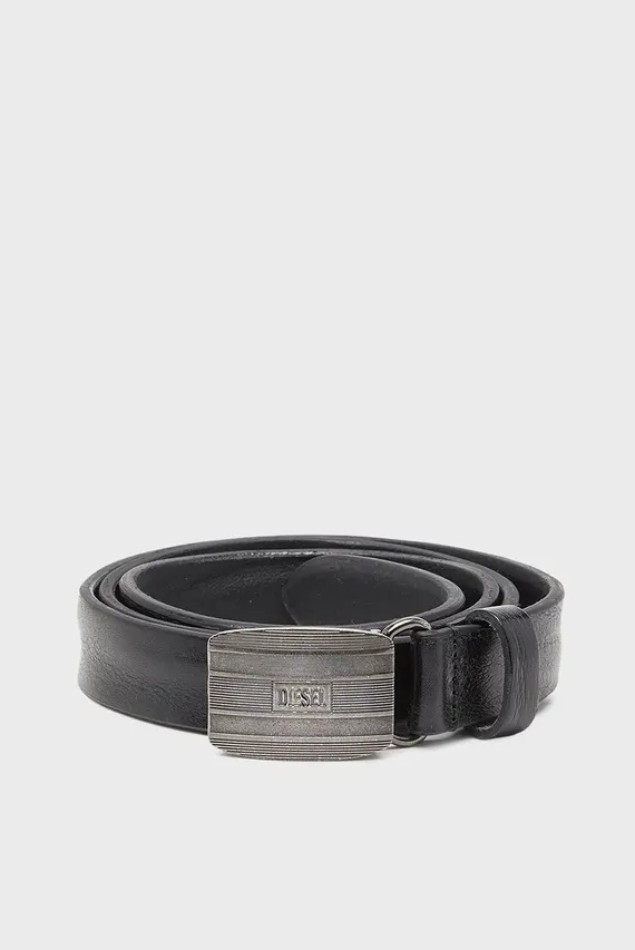Ремень DIESEL LOGO B-BISCOTTO STRIPED BELT Diesel