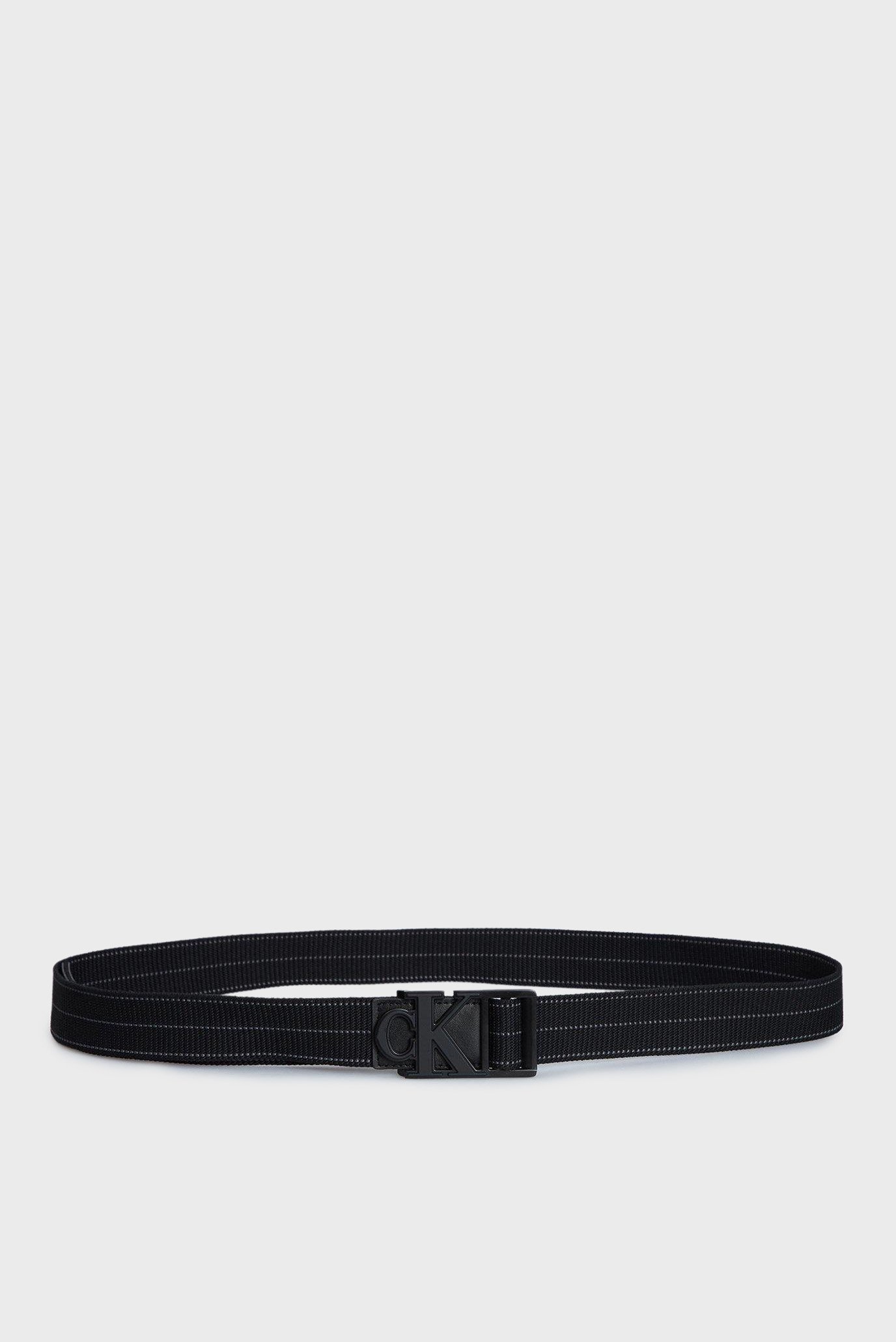 Мужской черный ремень MONO SLIDER WEBBING BELT35MM 1