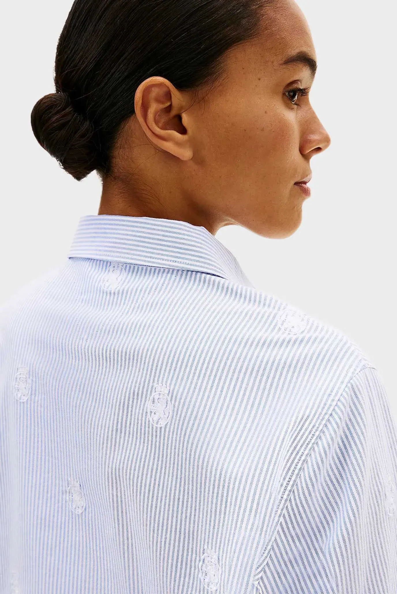 Рубашка OXFORD AOP RELAXED SHIRT 4