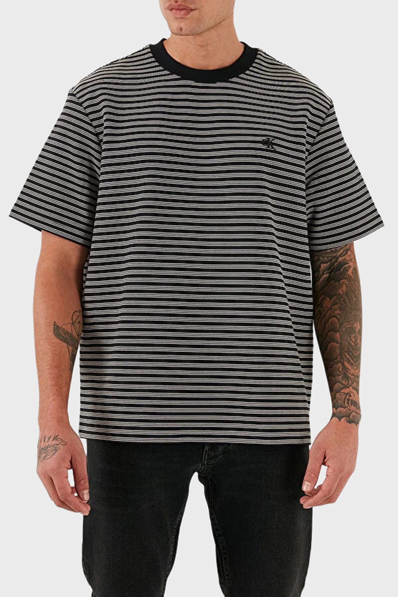 Футболка SS STRIPED OTTOMAN TEECalvin Klein Футболка SS STRIPED OTTOMAN TEE 4