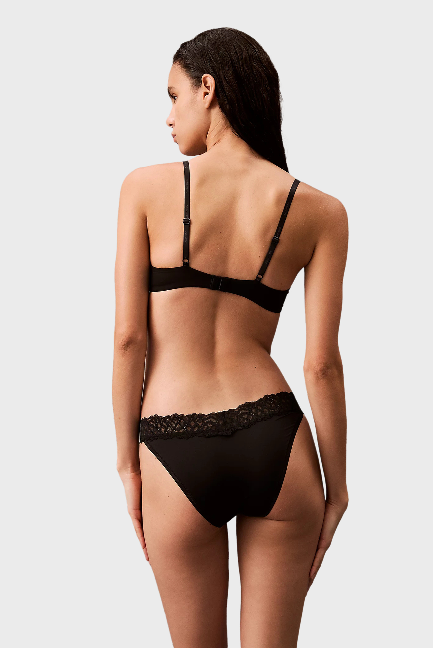 Женские черные трусики DIPPED BIKINI 3