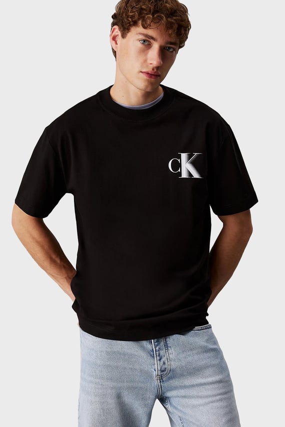 Мужская черная футболка BOLD CK TEE