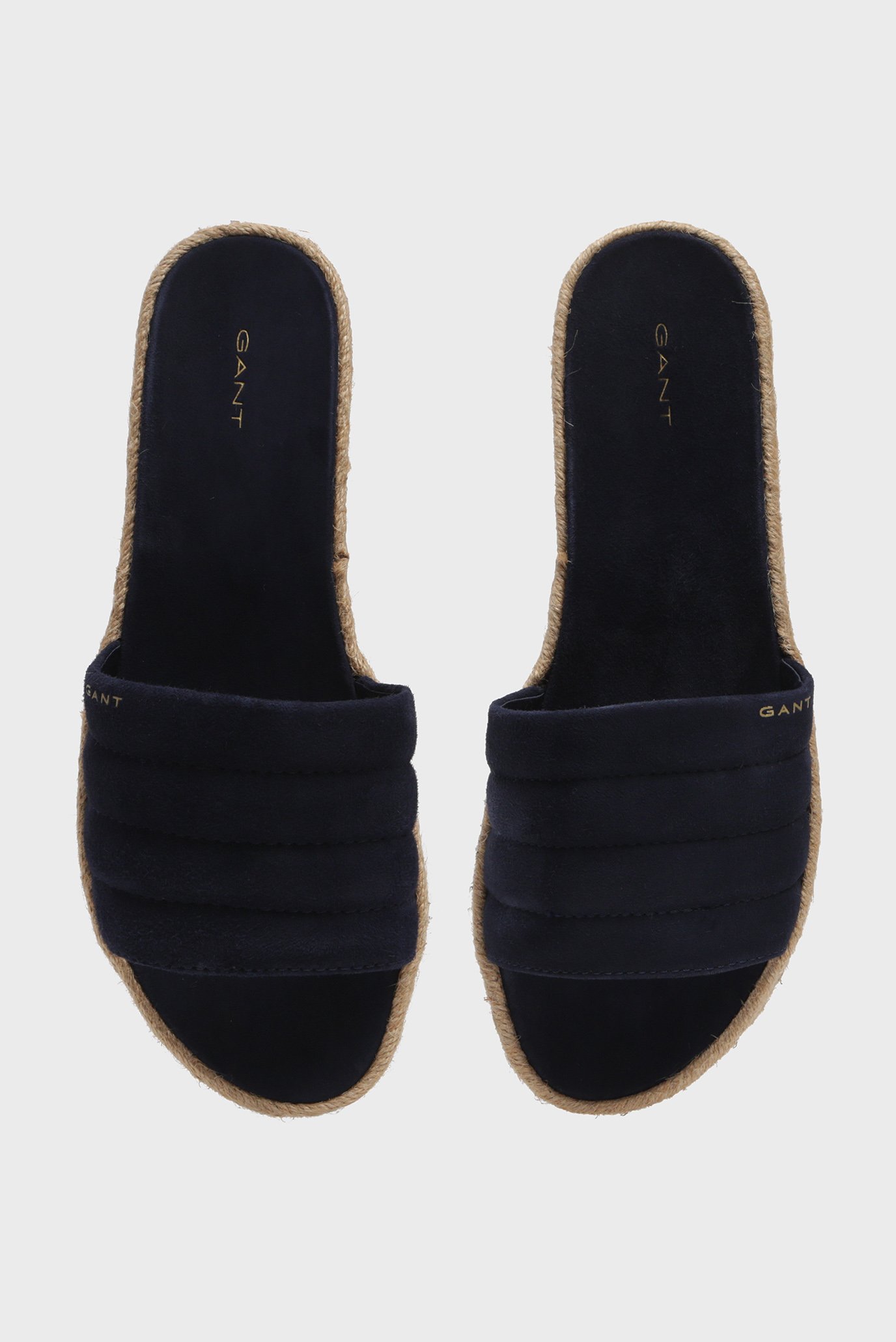 Женские темно-синие замшевые слайдеры CAPE CORAL 8