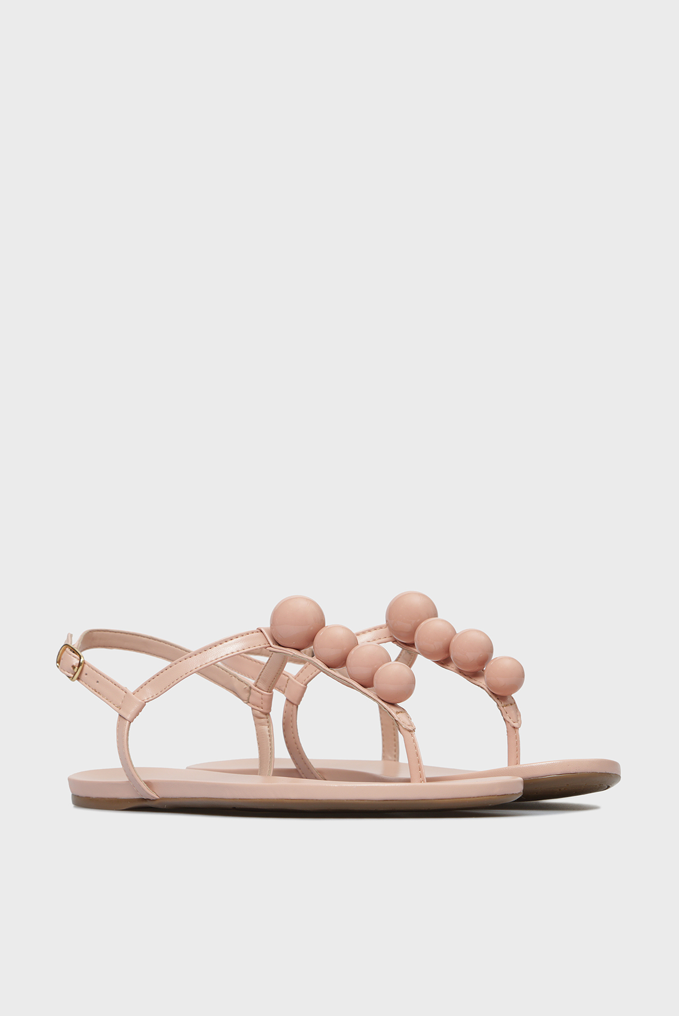 Женские бежевые сандалии 2