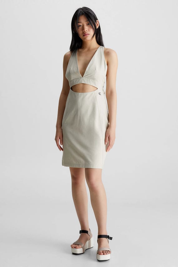 Платье OPEN BACK STRAP UTILITY DRESS Calvin Klein Jeans