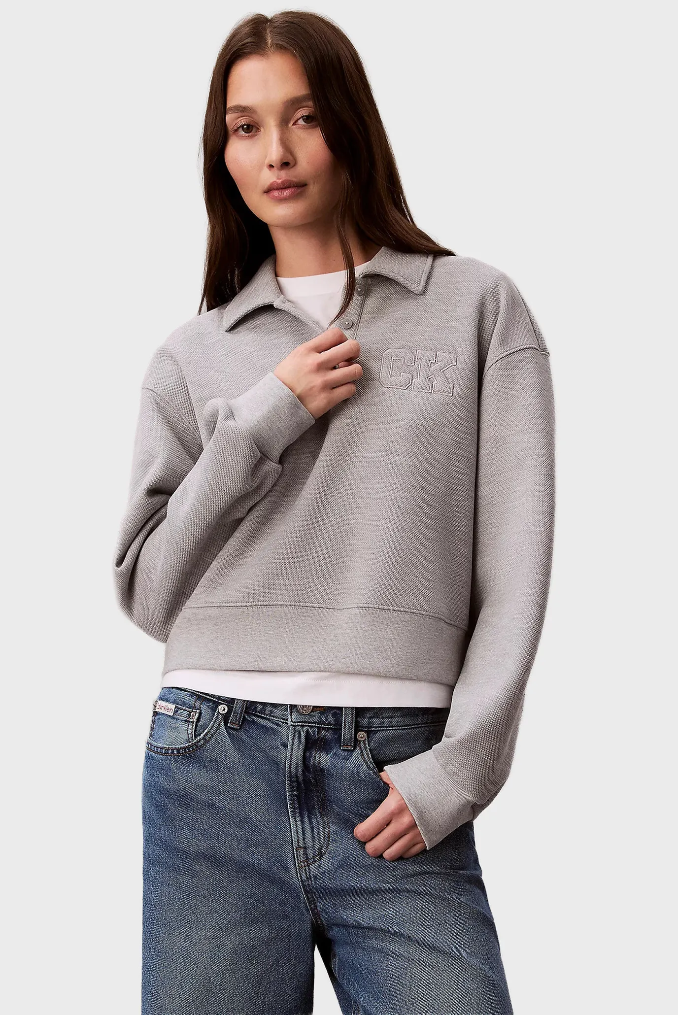 Поло с длинным рукавом LS RLXED INTRLOCK FASHION POLO S 6