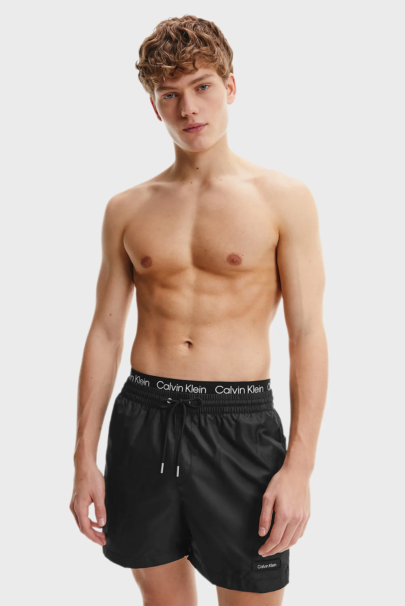 Мужские черные плавательные шорты MEDIUM DOUBLE WB 5