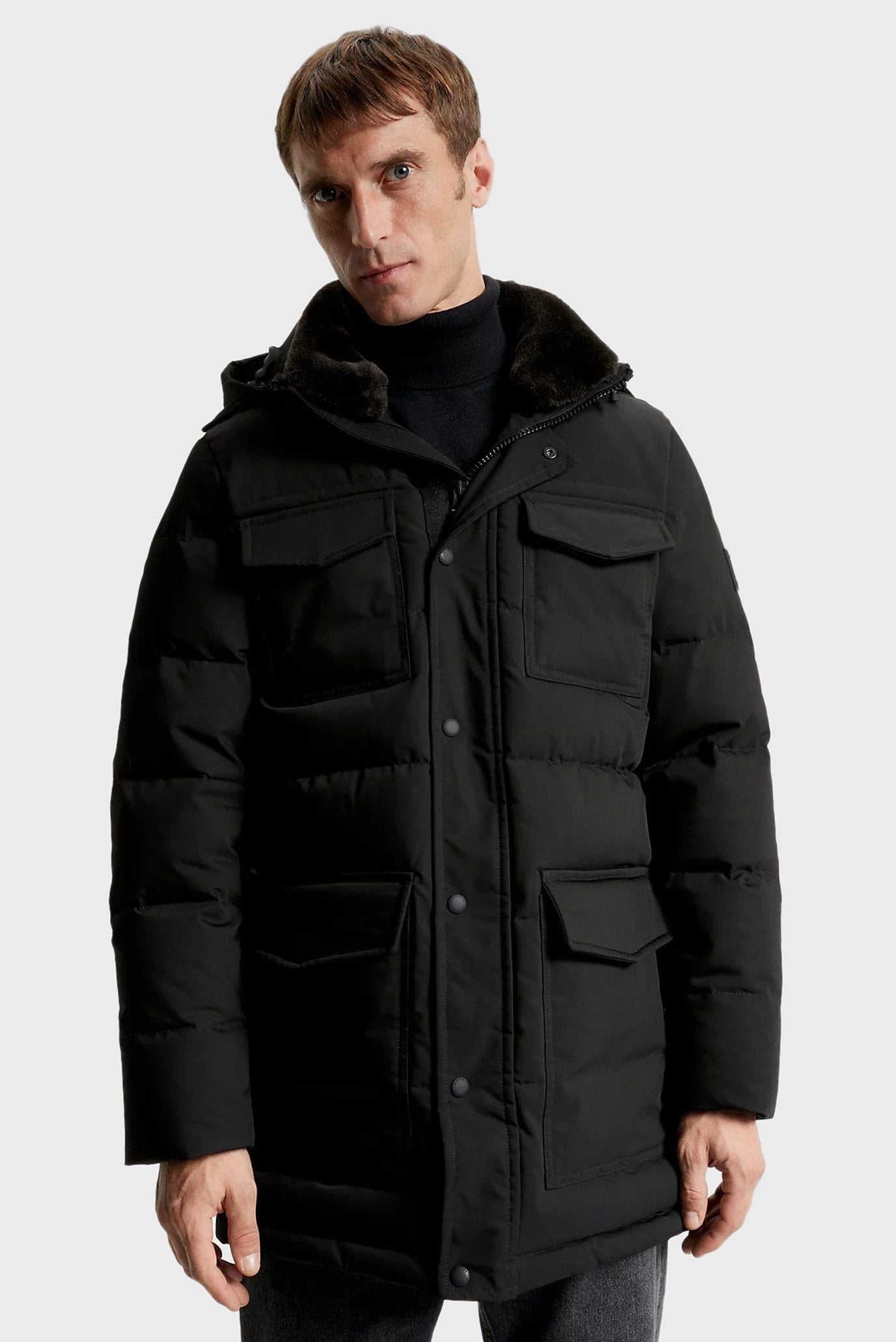 Мужская черная парка ROCKIE UTILITY 5