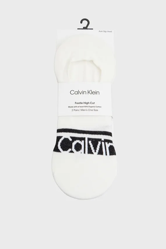 Следы CK MEN FOOTIE HC 2P LOGO STRIP Calvin Klein
