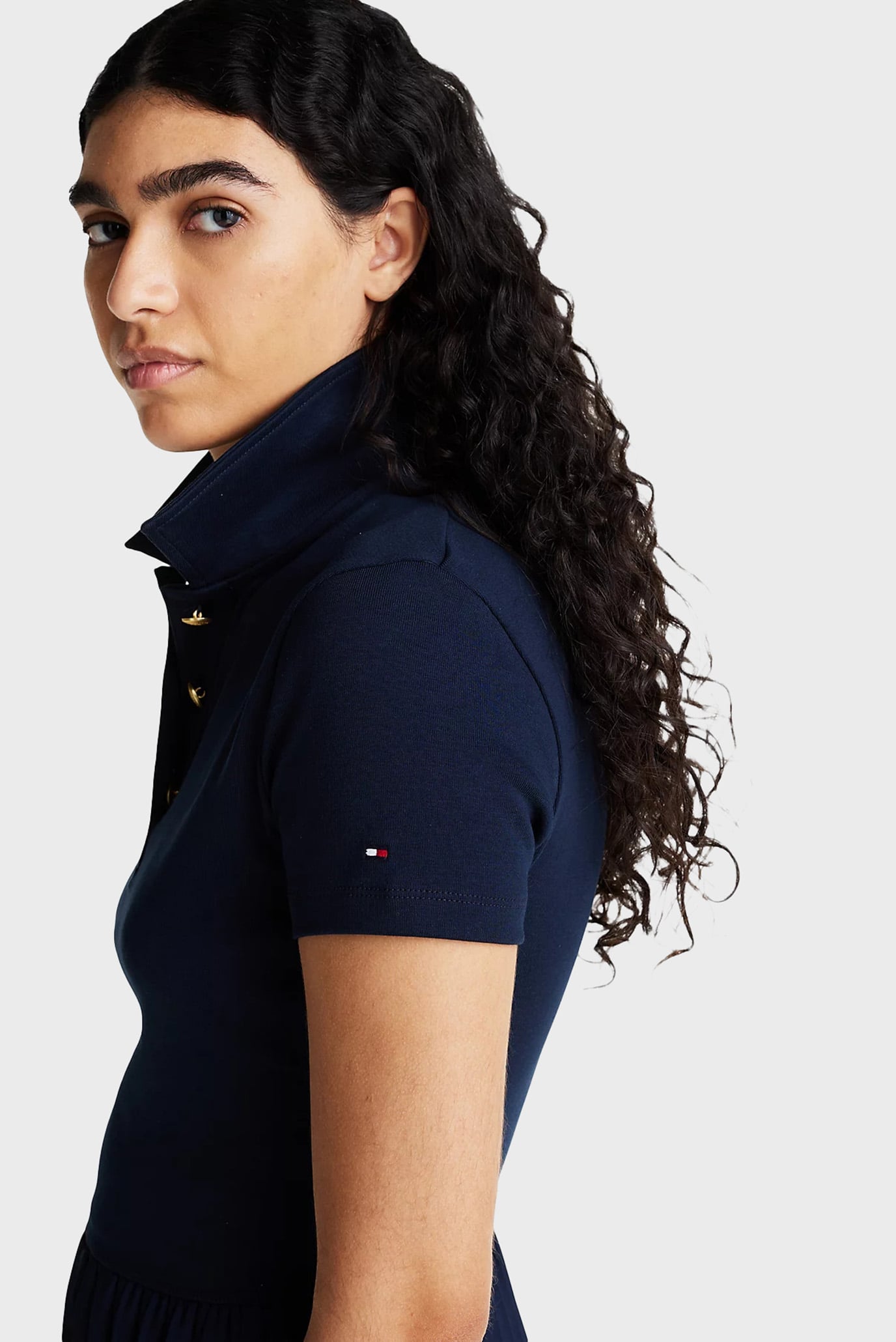 Платье GOLD BTN MIX POLO DRESS 4