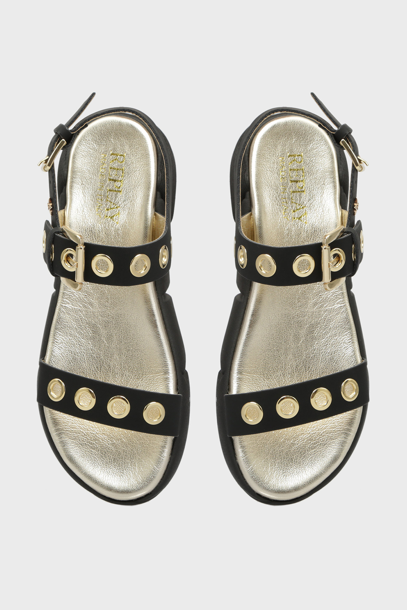 Женские черные сандалии CLAR 3