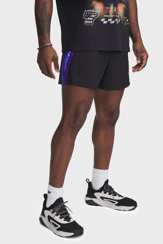 Мужские черные шорты Pjt Rck Colorblock Wvn Short