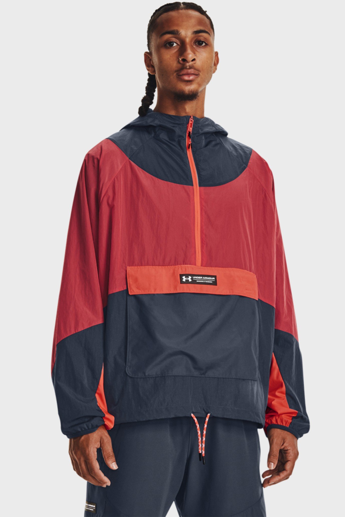 Мужской анорак UA Rush Woven 1 2 Zip Anorak 10