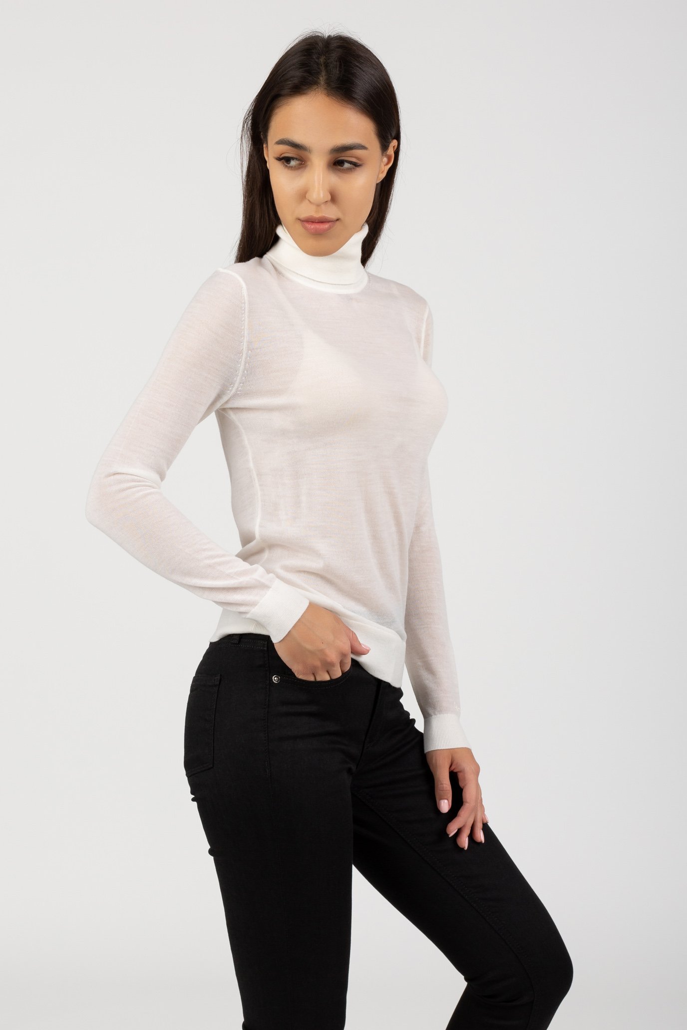 Гольф EXTRA FINE WOOL ROLL NK SWEATER 2