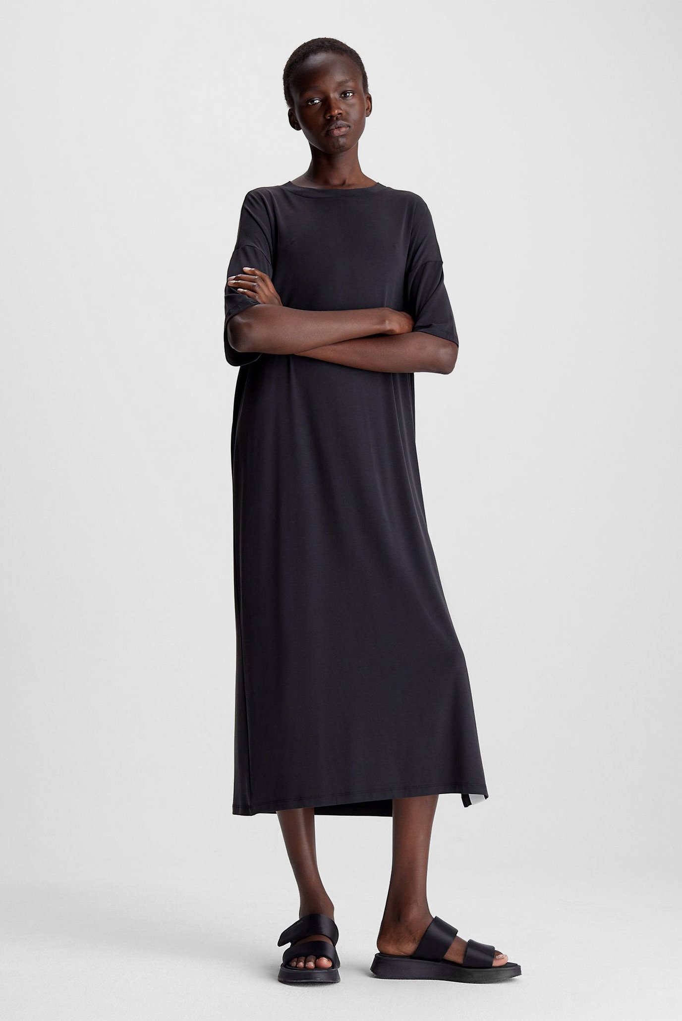 Платье MODAL LONG LOOSE T-SHIRT DRESS 1