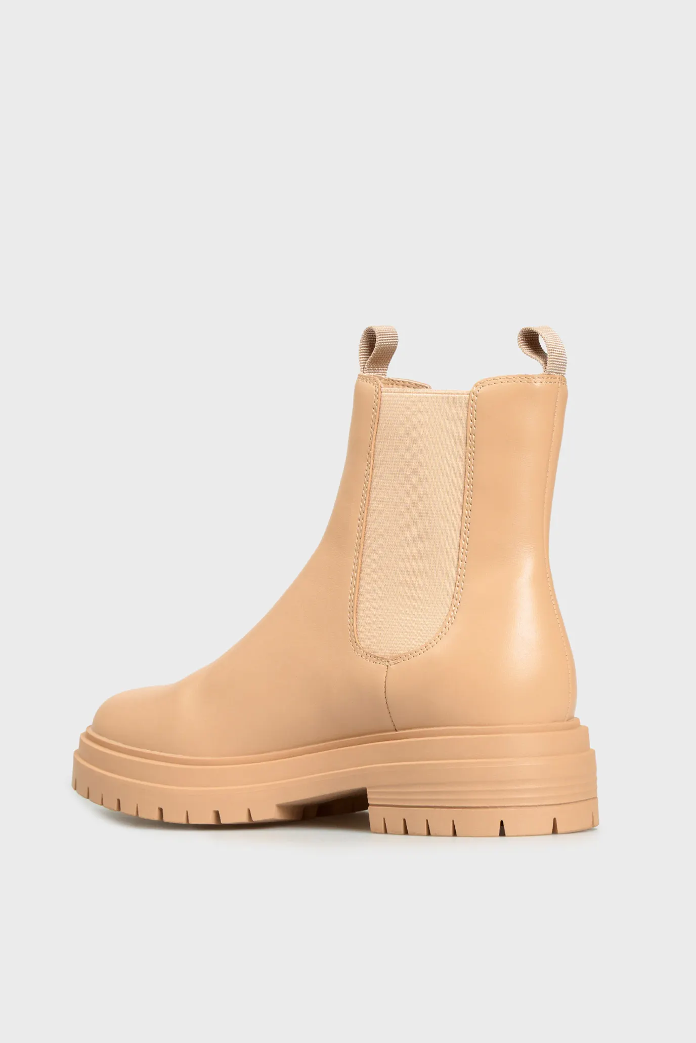 Женские бежевые кожаные челси Kenshi 9