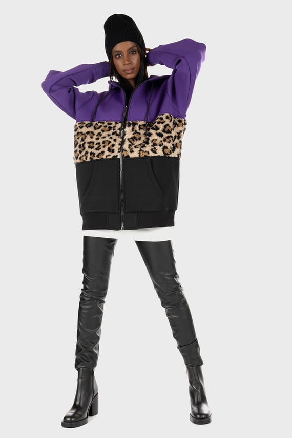 Реглан/F-GIRK-HOOD-ZIP-TARS-FL SWEAT-SHIRT