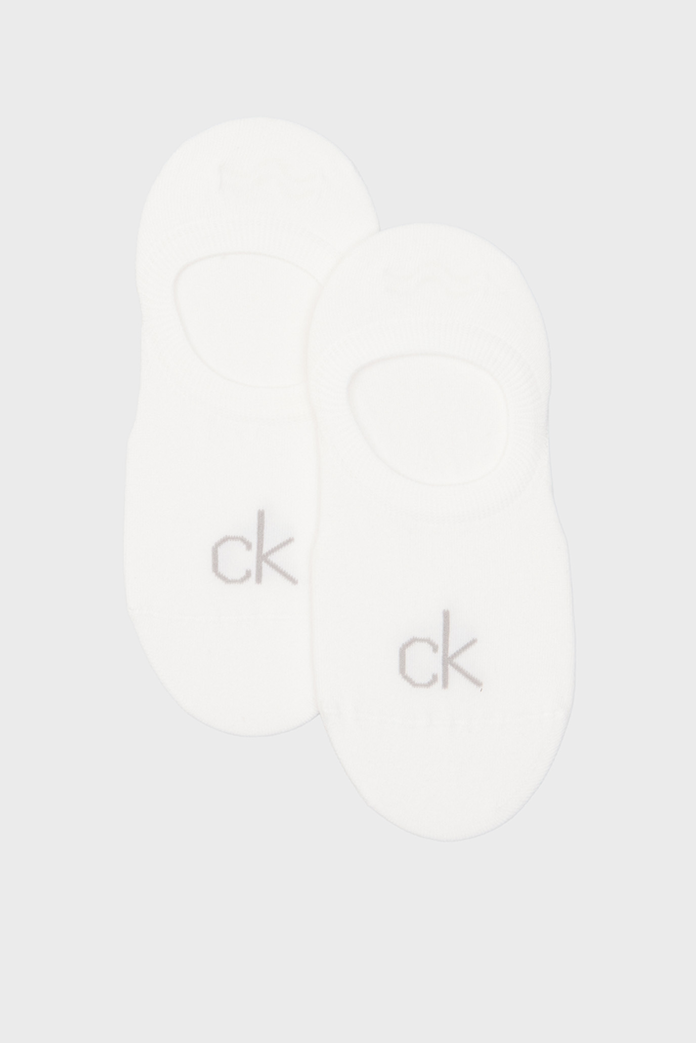 Следы CK WOMEN FOOTIE HIGH CUT 2P 2