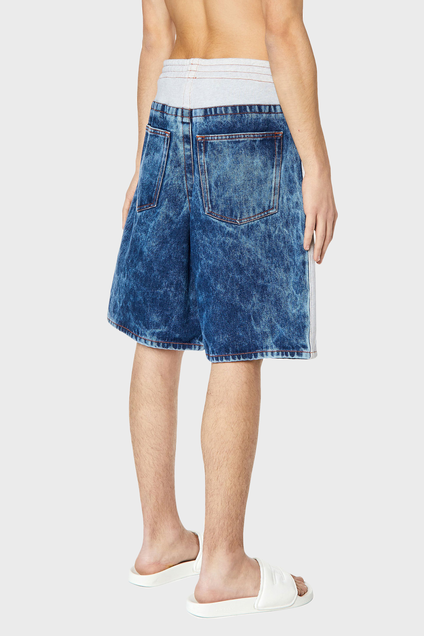 Мужские синие джинсовые шорты D-BYXO 7