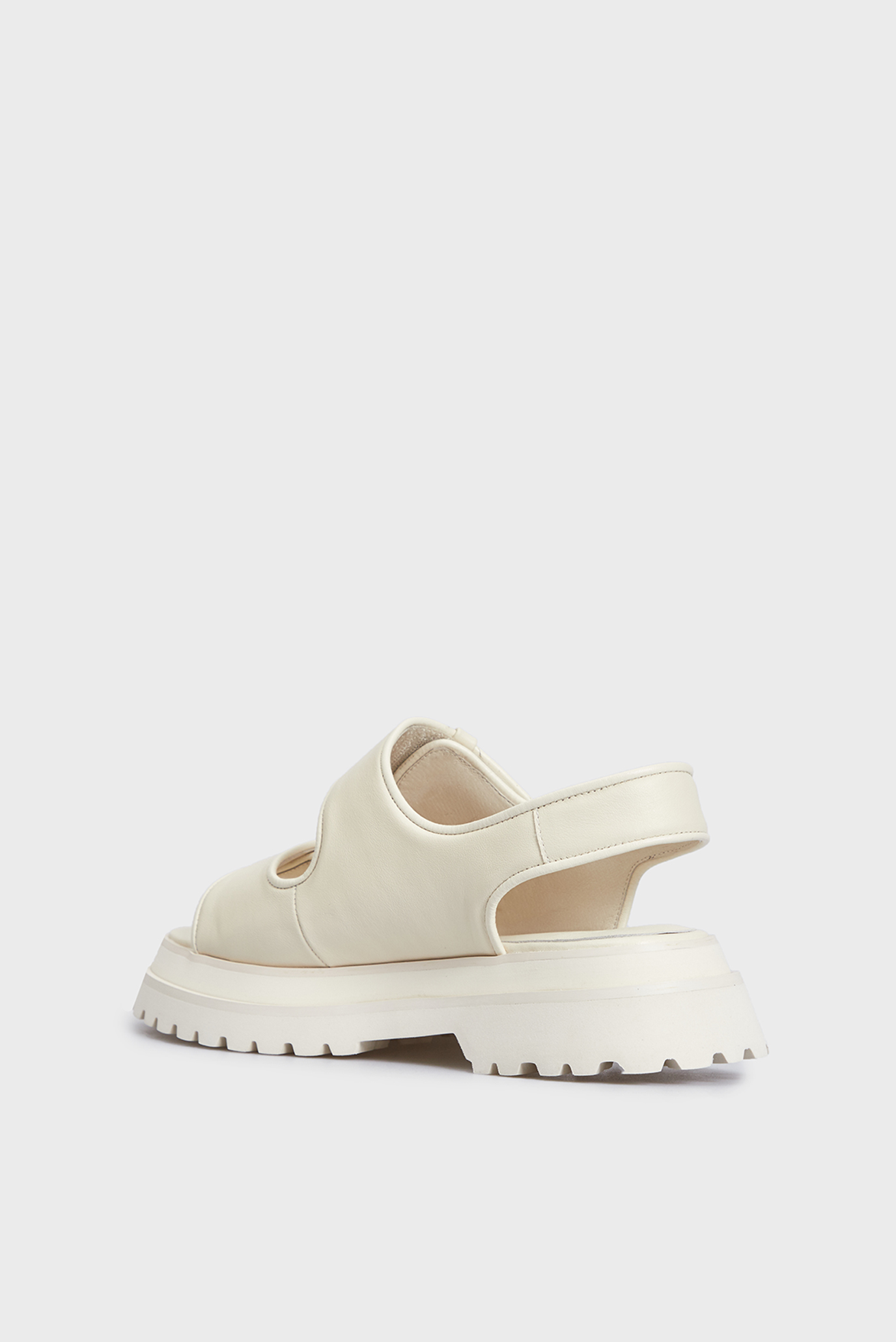 Женские белые кожаные сандалии Marta 10