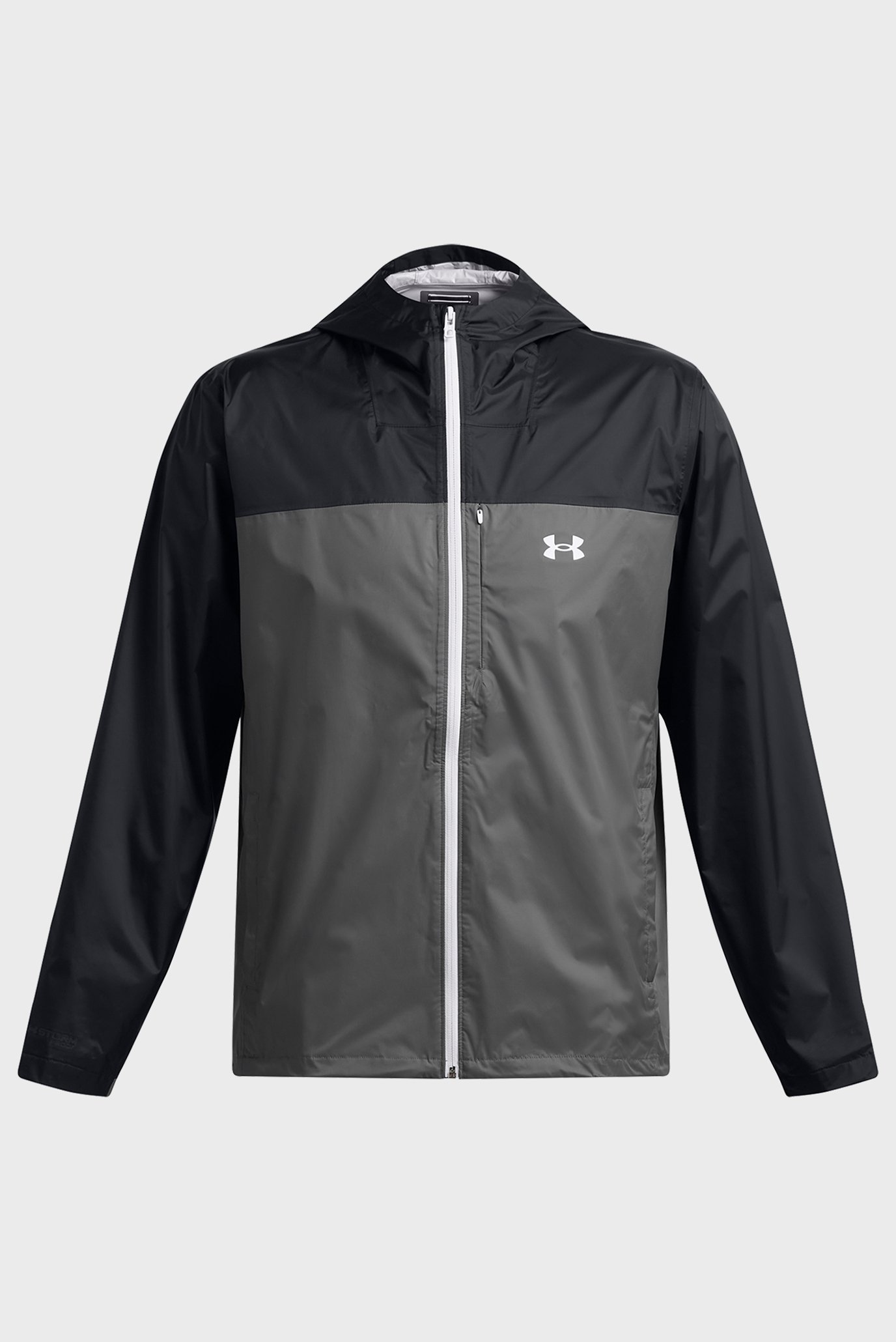 Мужская серая ветровка UA STRMPRF CLDSTRKE NOV JKT-BLK 4