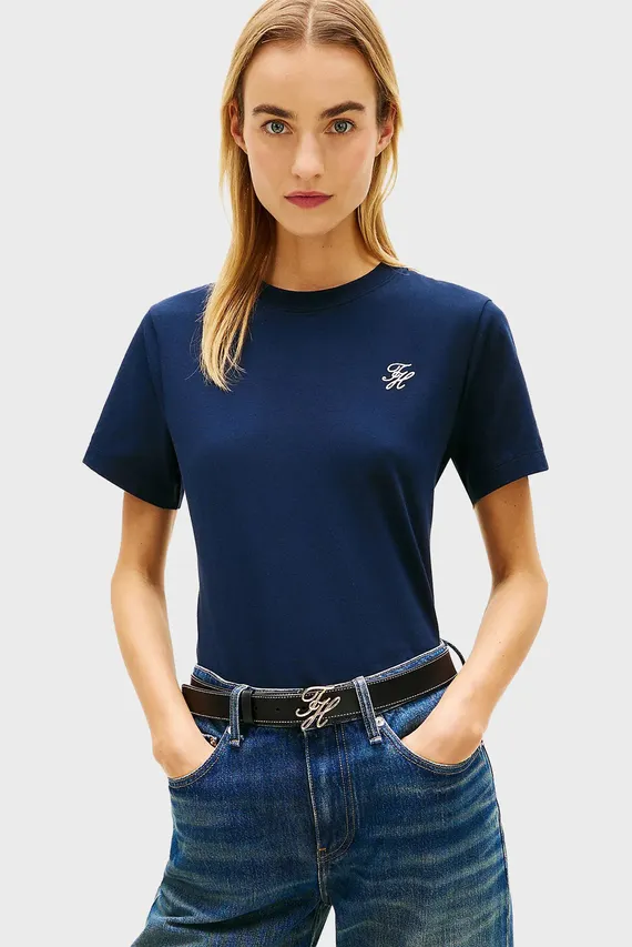 Футболка TH SCRIPT REG C-NK SS TEE Tommy Hilfiger