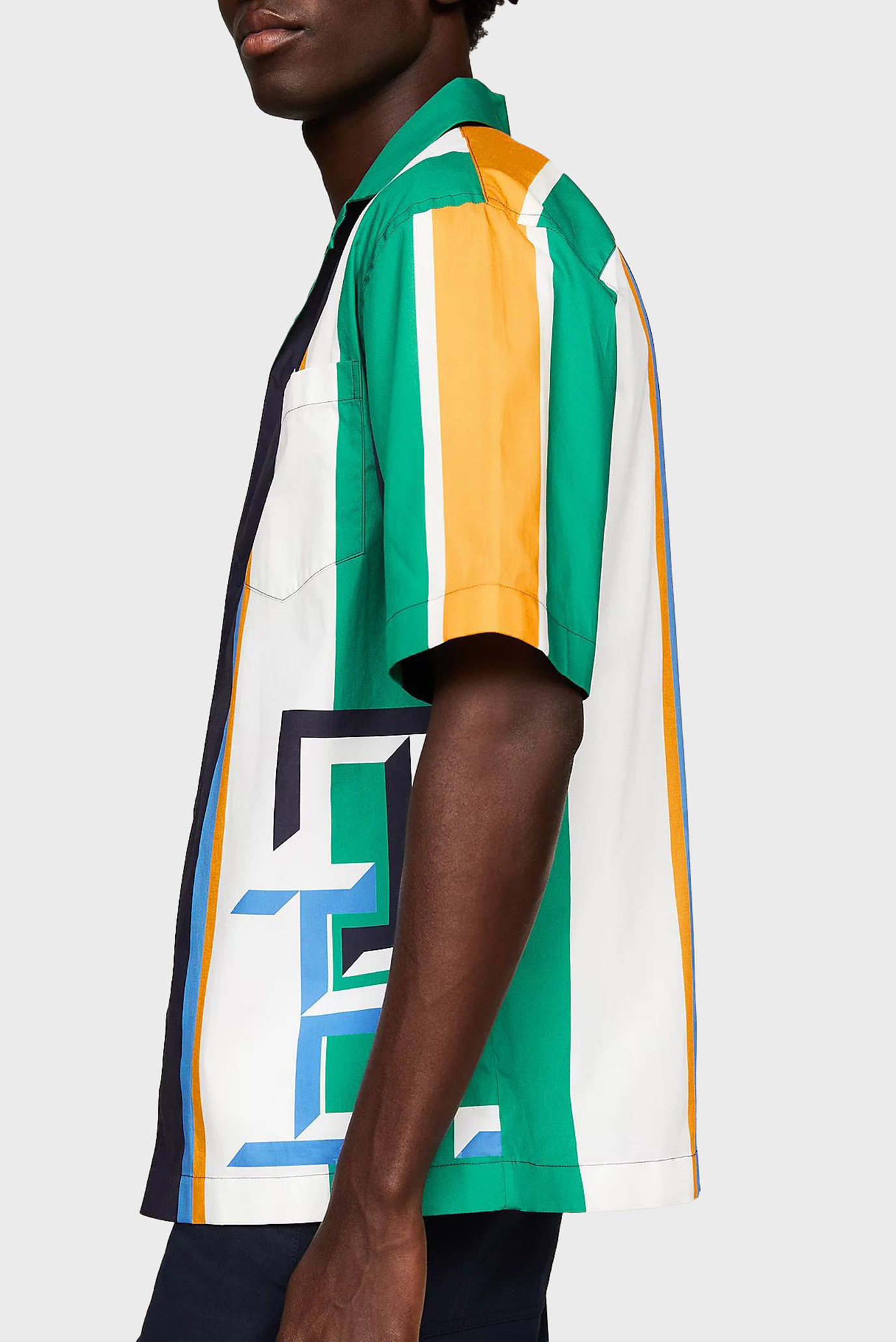 Рубашка с коротким рукавом THC MONOGRAM CUBAN COLLAR 3