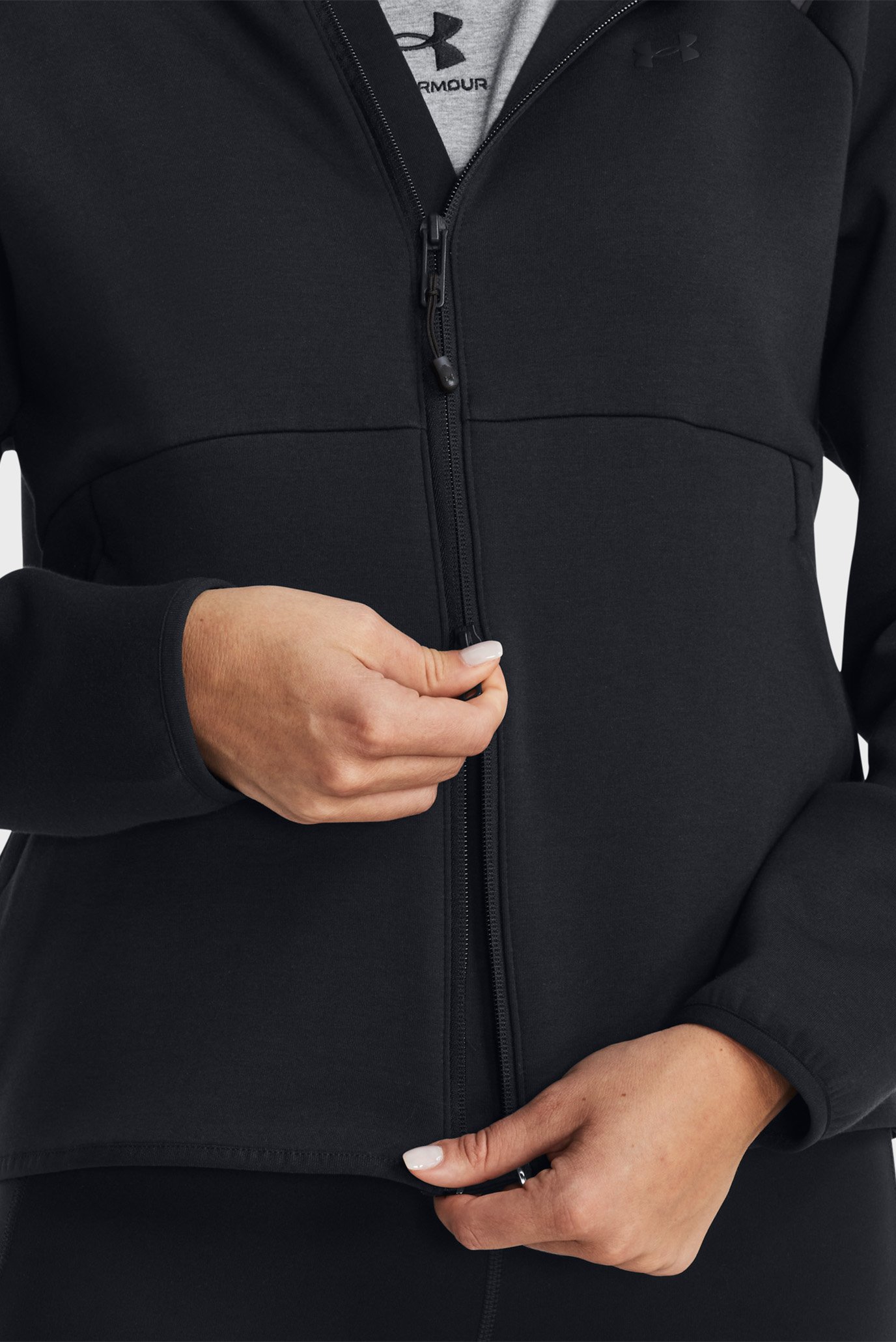 Женское черное худи Unstoppable Flc FZ 4