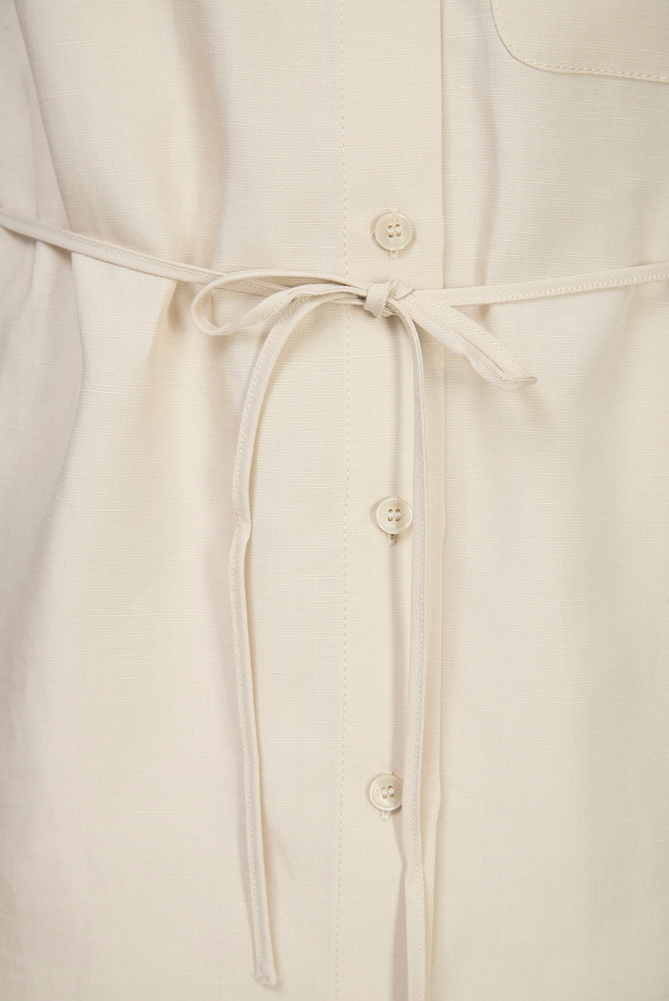 Платье/LINEN BLEND RELAXED SHIRT DRESS 3