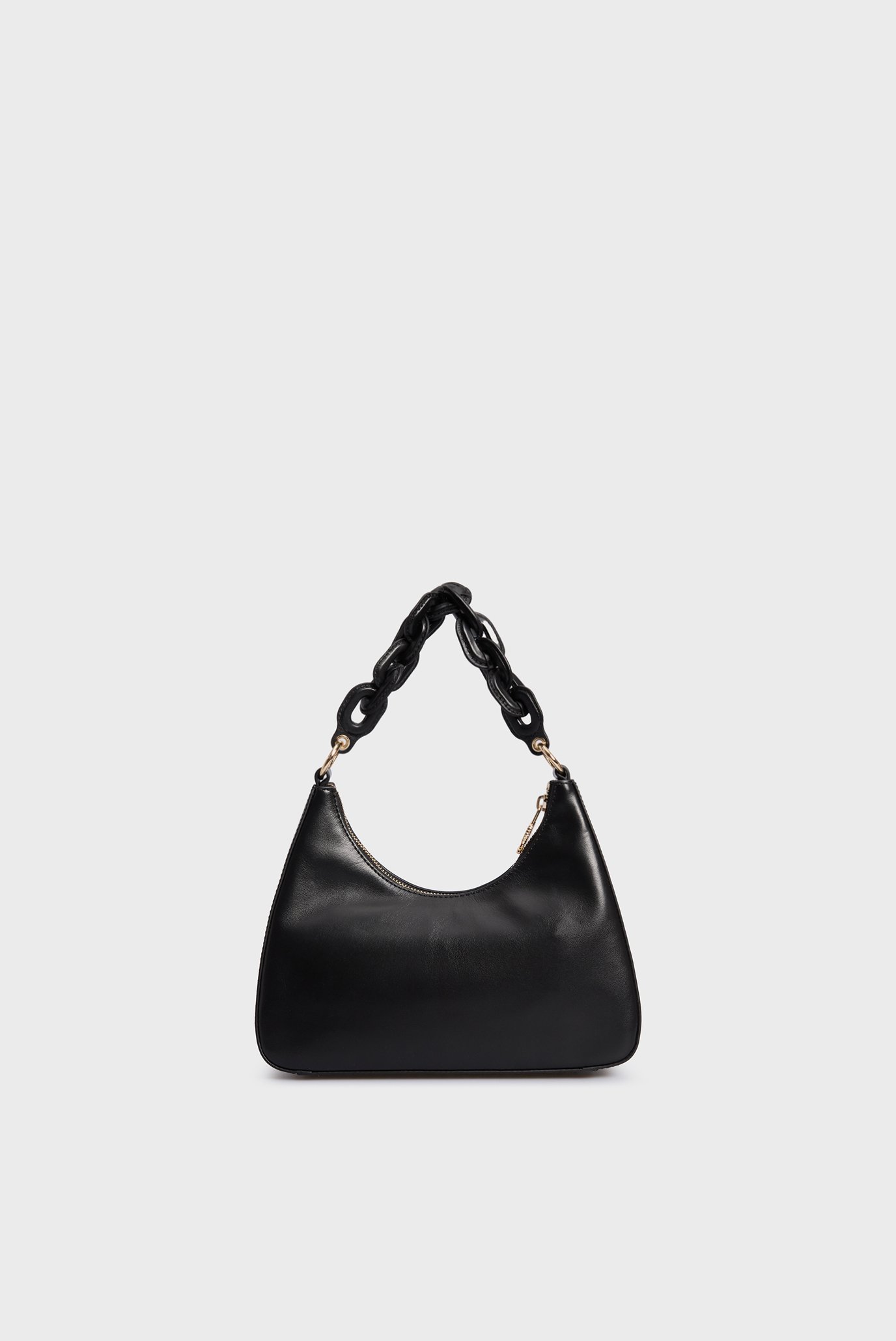 Женская черная кожаная сумка TH SOFT LEATHER SHOULDER BAG 4