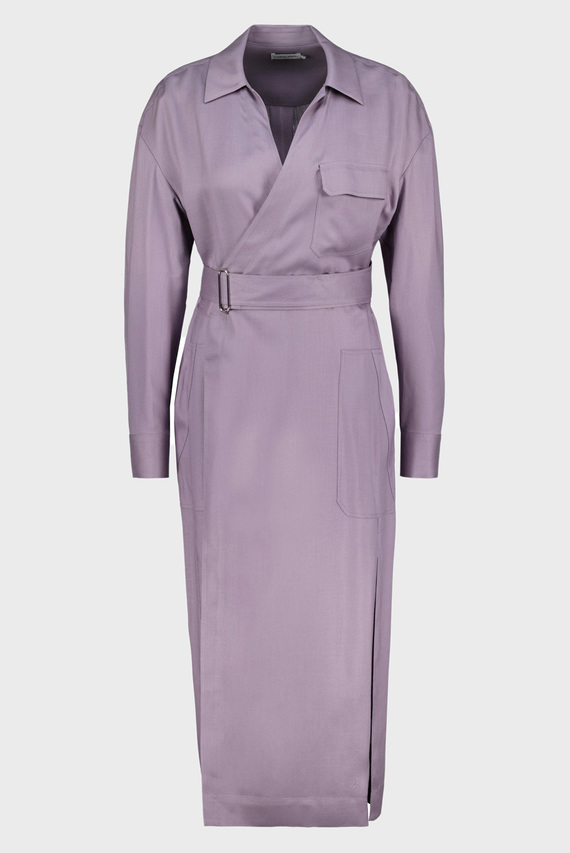 Платье TENCEL WRAP MIDI DRESS