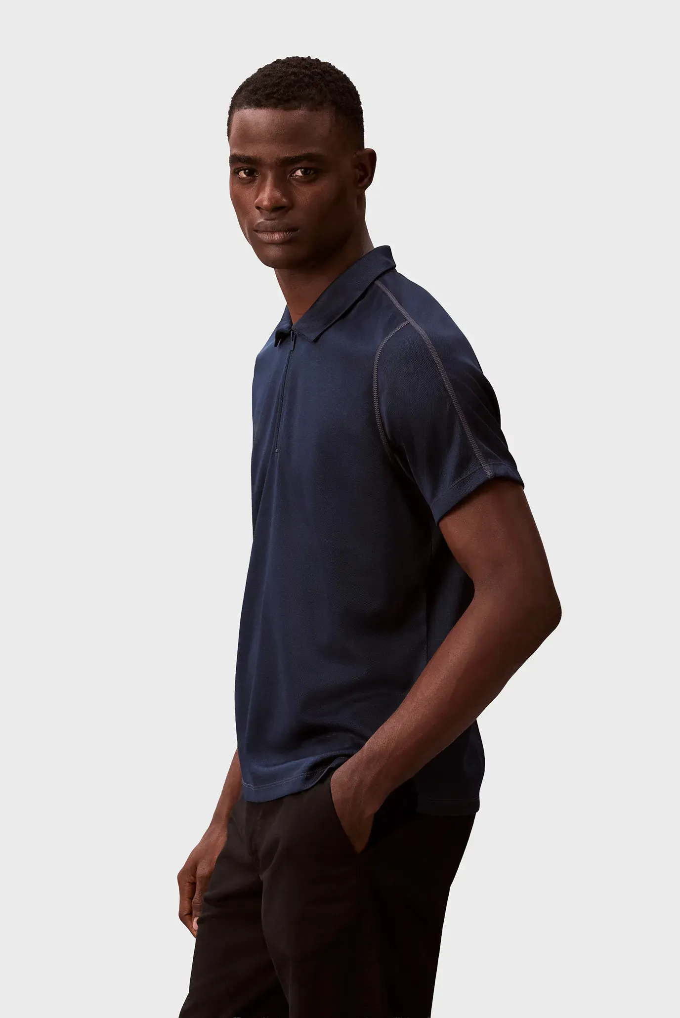 Поло SS SLIM STRETCH MESH PIQUE POLO 3