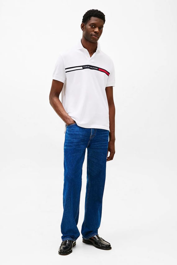 Поло HILFIGER CHEST INSERT REG POLO