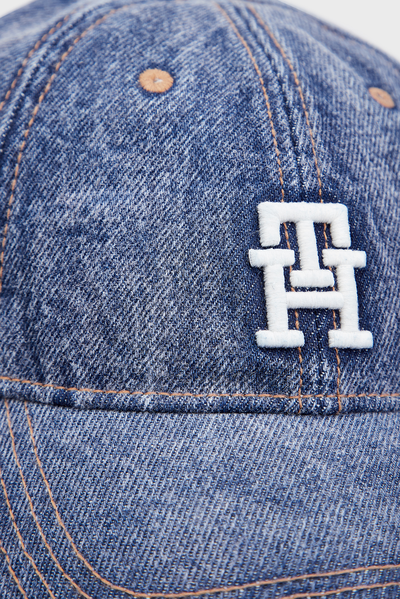 Женская синяя джинсовая кепка TH UTILITY DENIM CAP 3