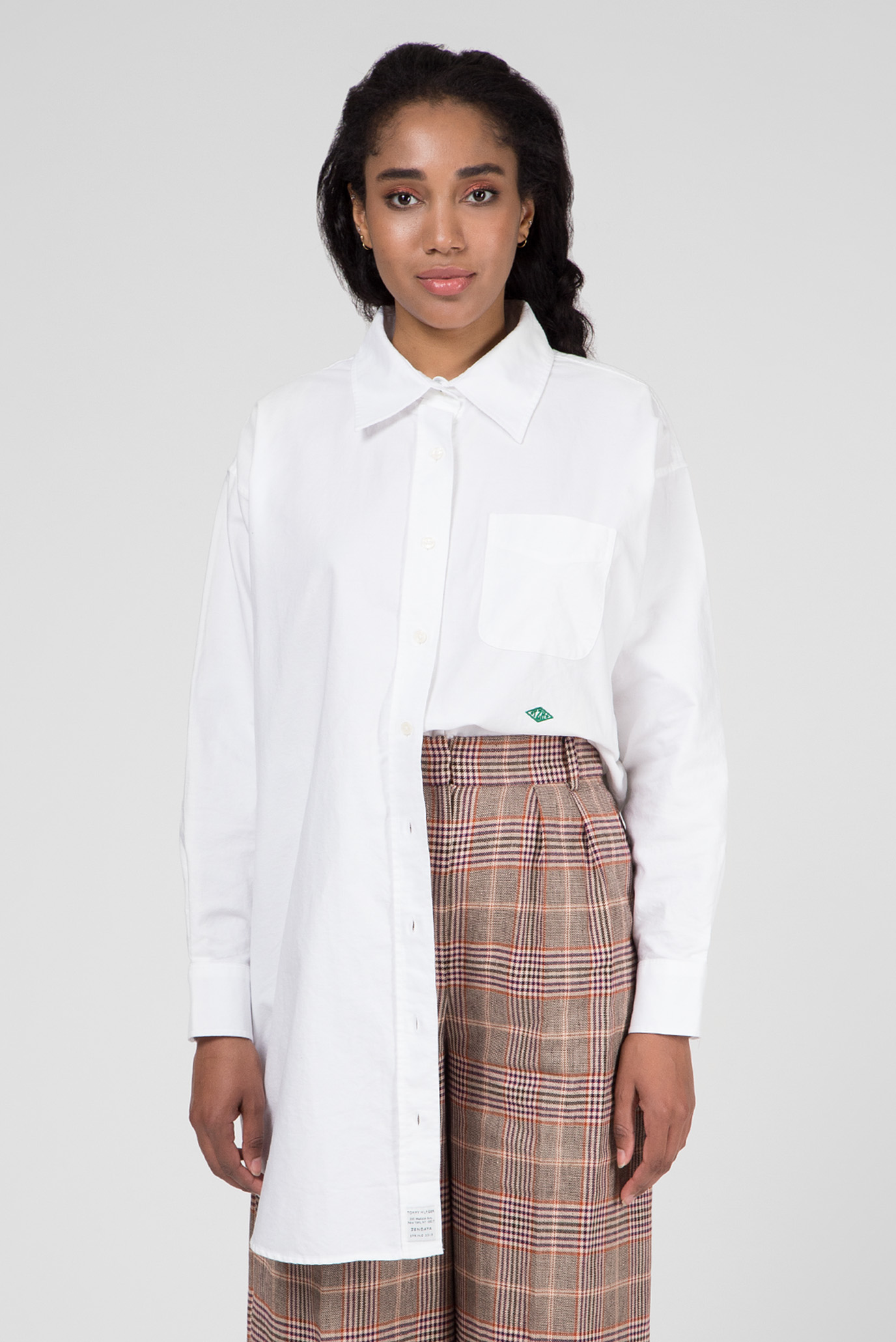 Женская белая рубашка ZENDAYA 6