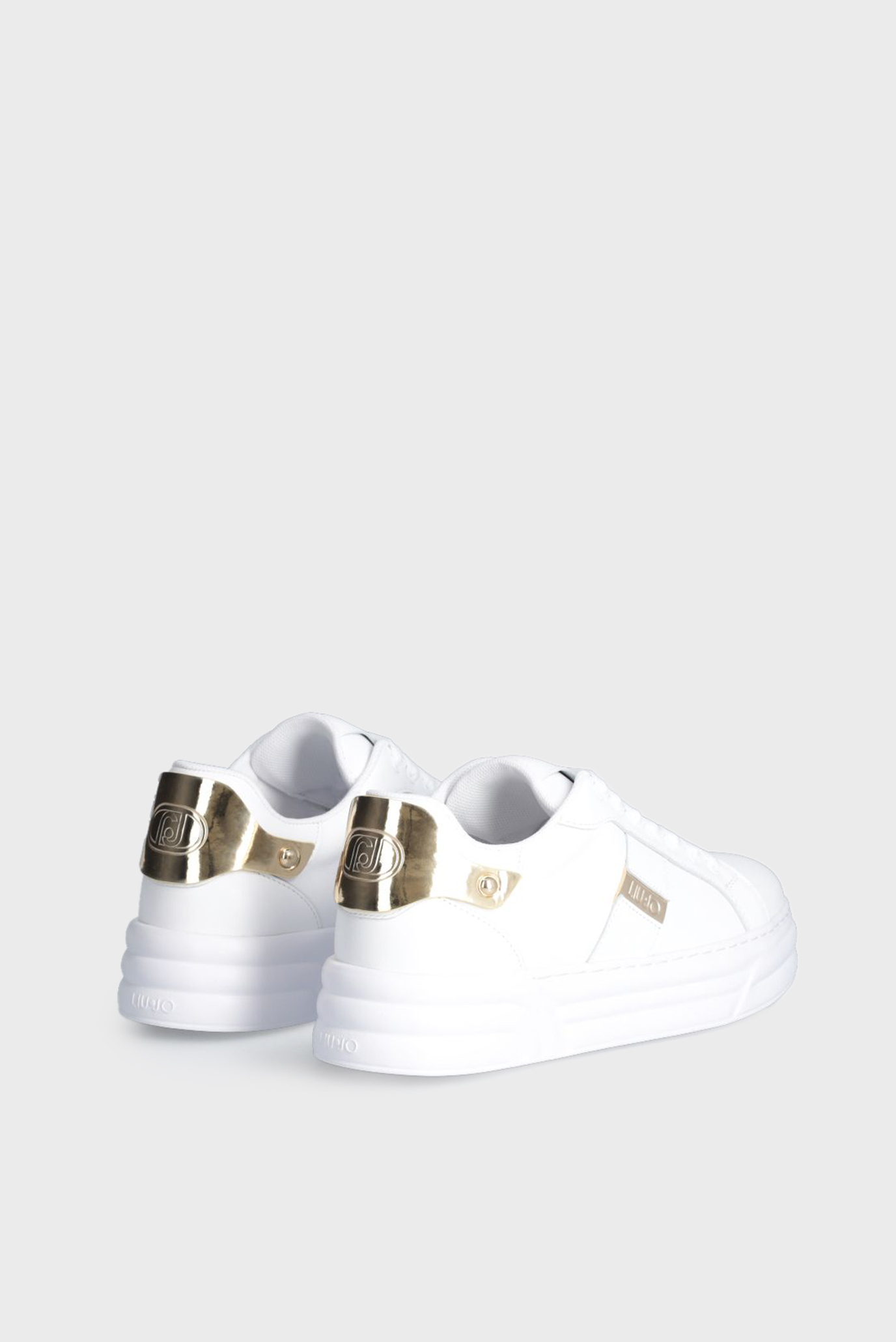 Кеды CLEO 29 - SNEAKER CALF LEATHER LAMINAT WHITE LIGHT GOLD 4