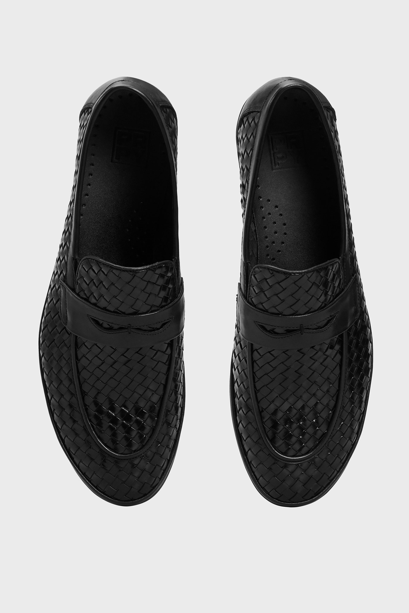 Мужские черные кожаные лоферы Alberto 4