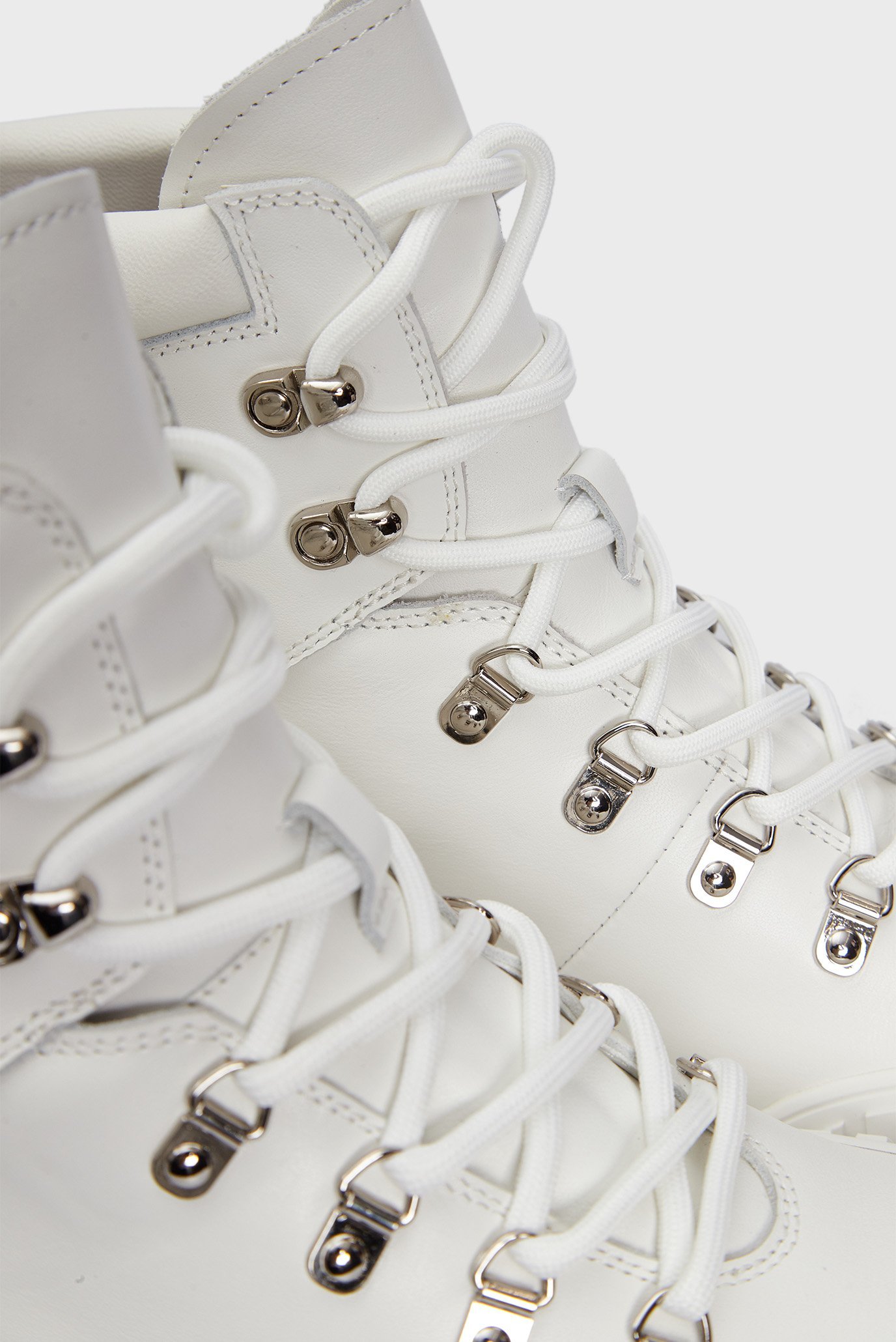 Женские белые кожаные хайкеры MuscariPRPY Женские белые кожаные хайкеры Muscari 3