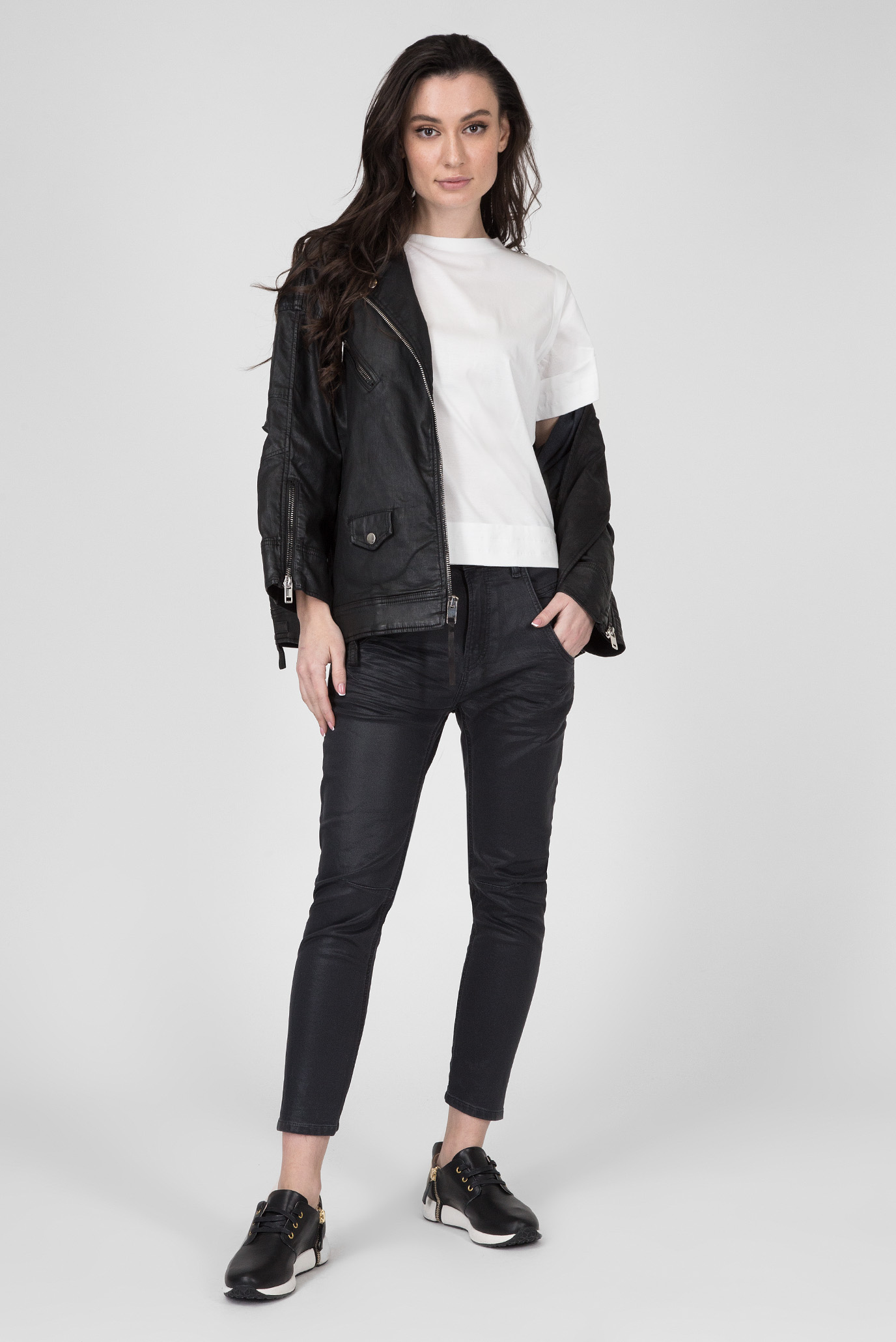 Женские черные джинсы FAYZA-NE 10