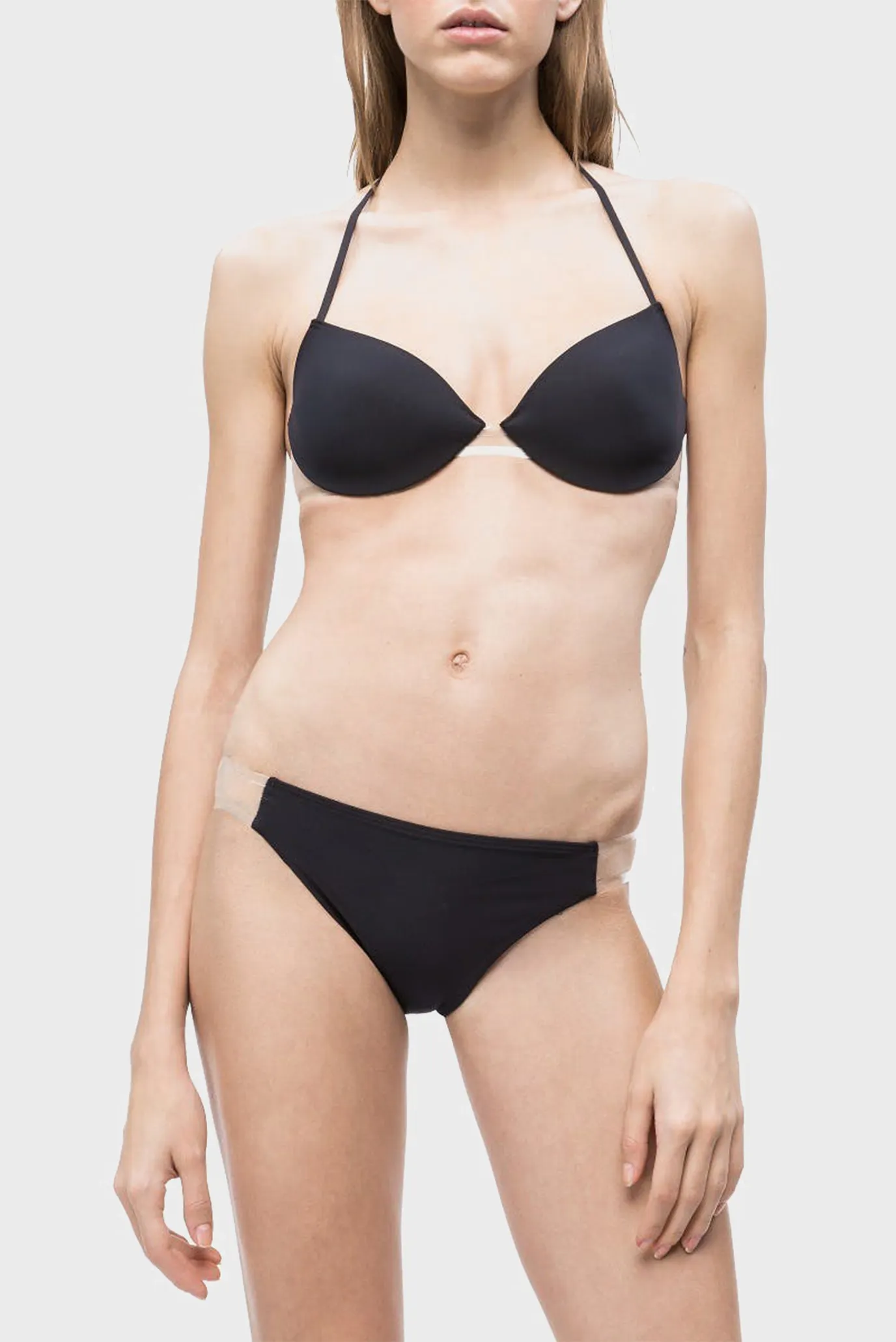 Женские черные трусики от купальника BIKINI 7