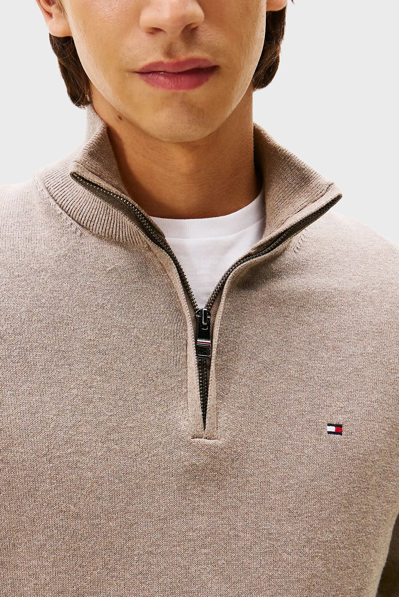 Свитер PIMA ORG CTN CASHMERE ZIP MOCK 4