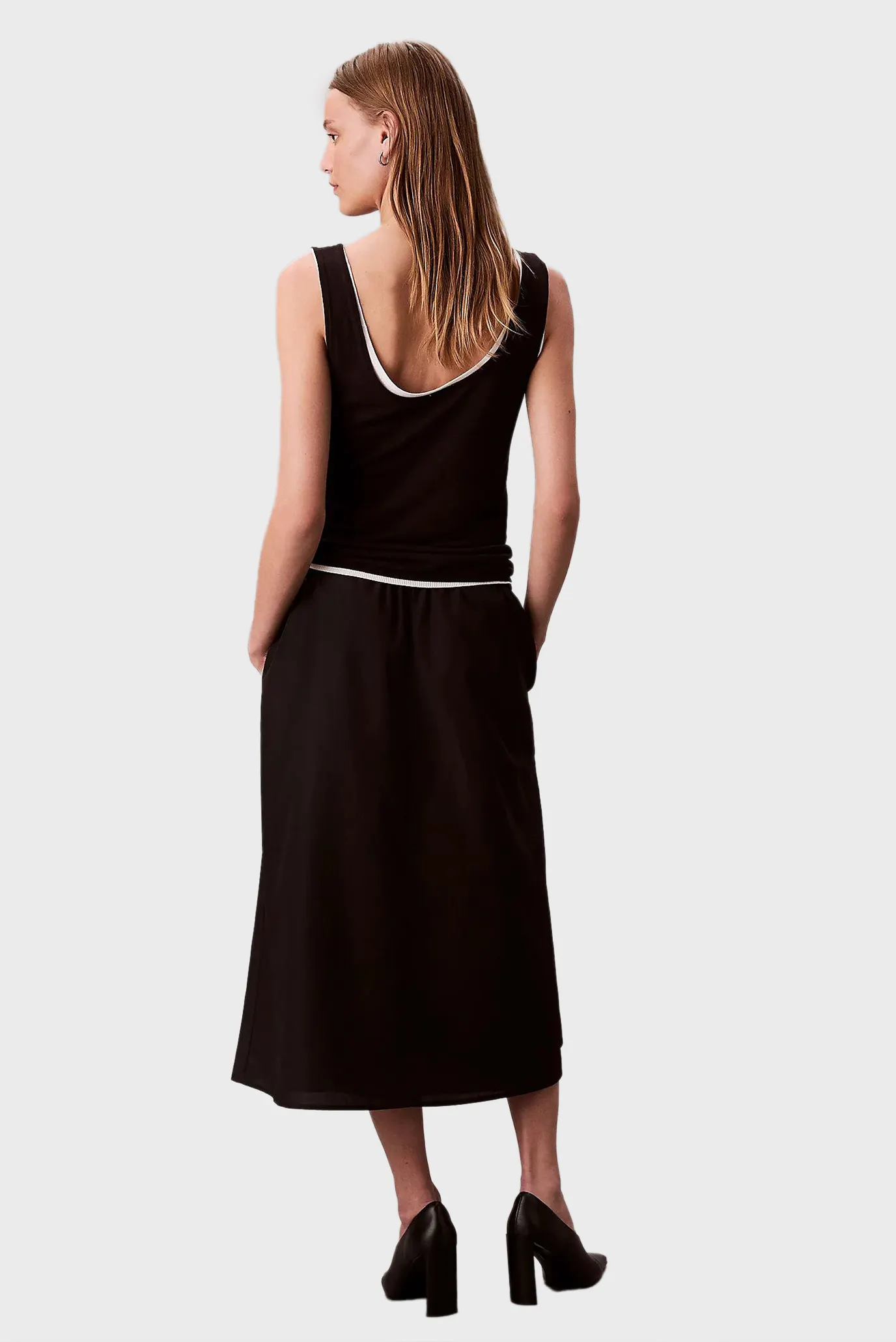 Юбка NYLON PULL ON MIDI SKIRT 3