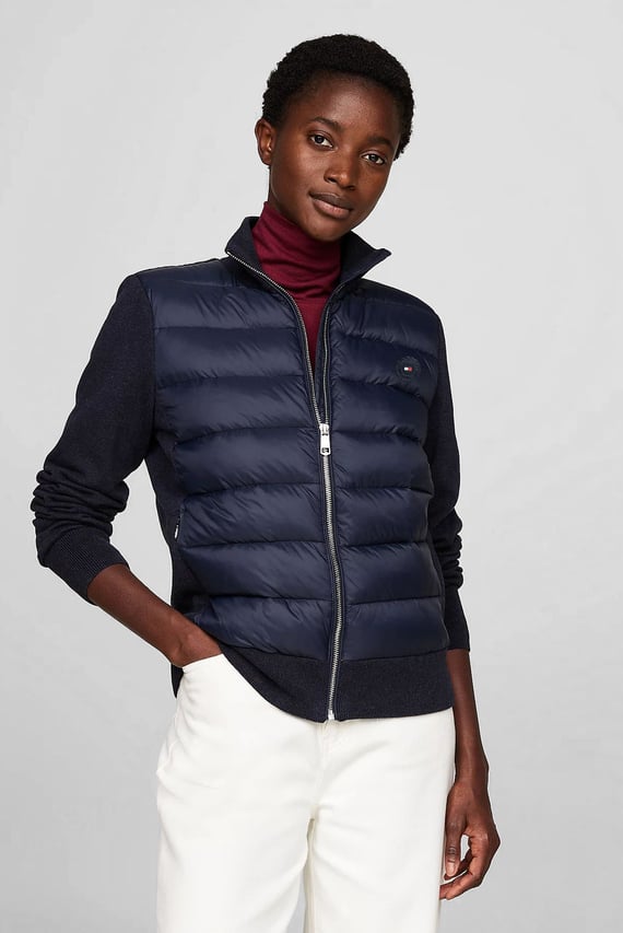 Куртка демисезонная LW PADDED KNIT MIX JACKET Tommy Hilfiger