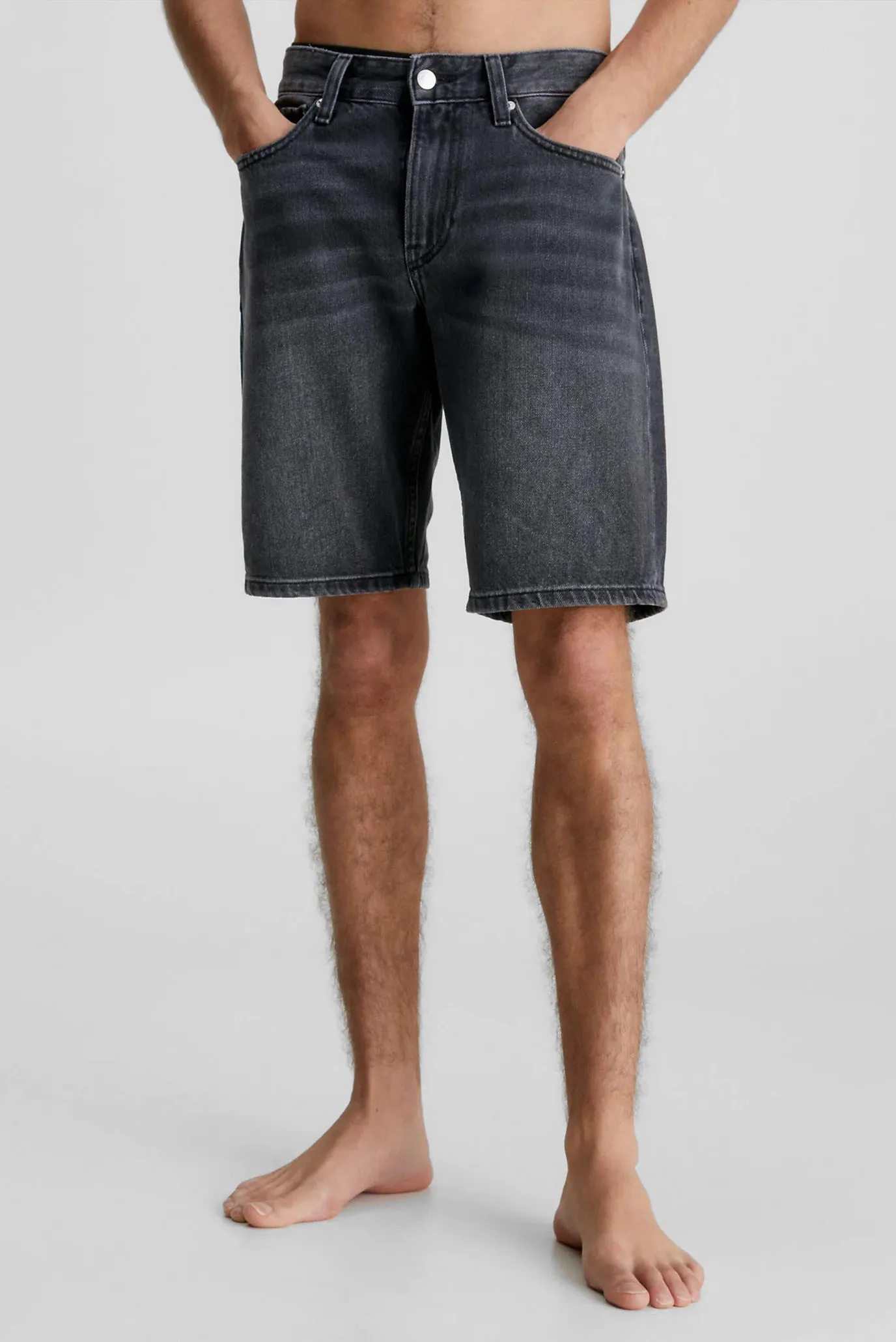 Мужские черные джинсовые шорты REGULAR SHORT 6