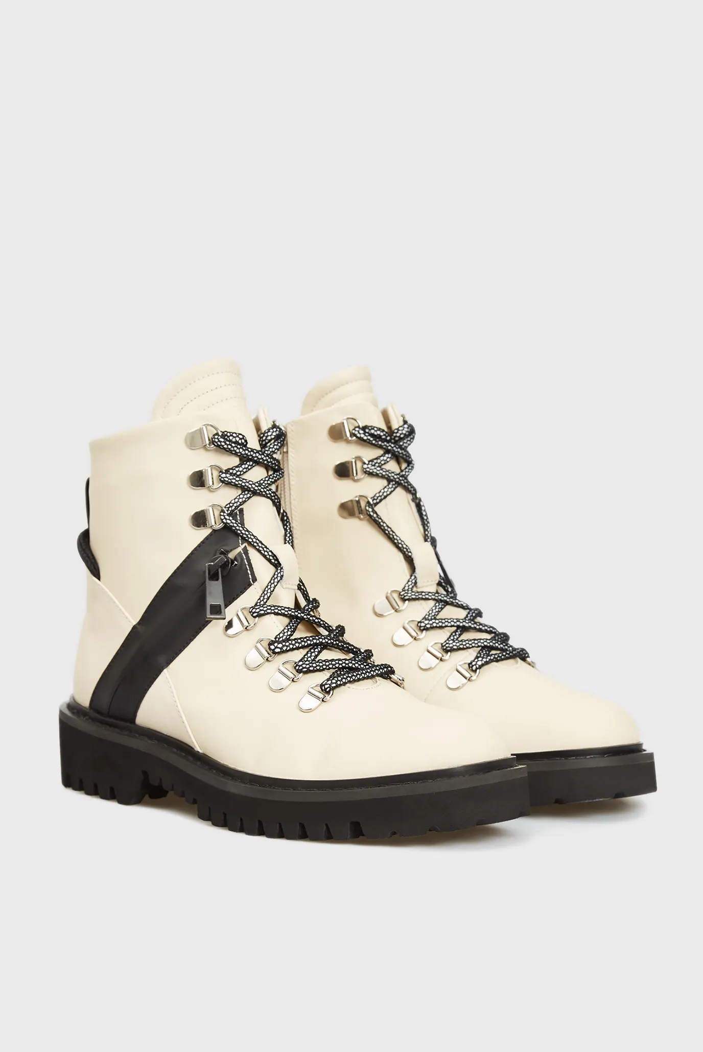 Женские бежевые кожаные ботинки Dacota 8