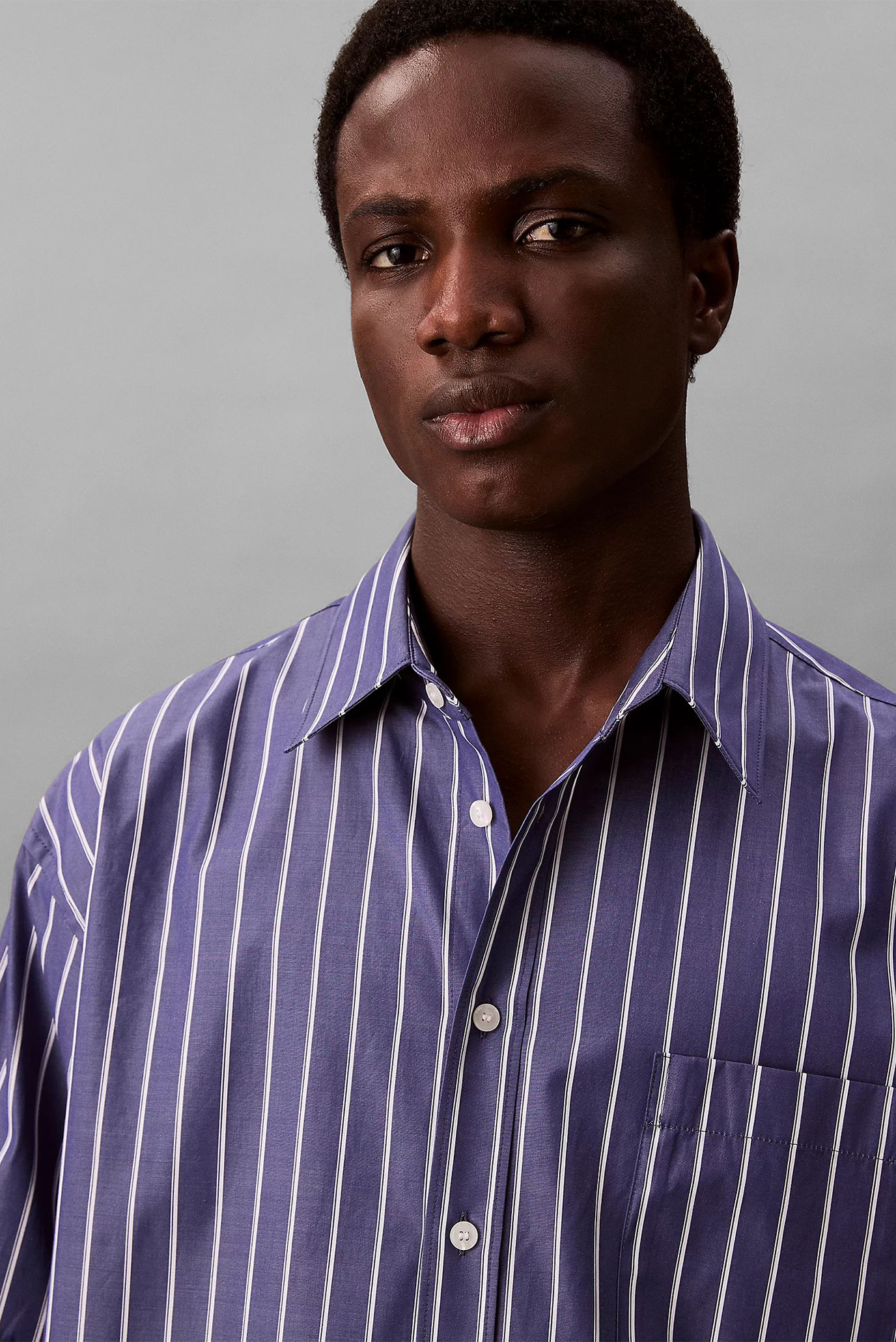 Рубашка LS OVERSIZED STRIPE COTTON SHIRT 5