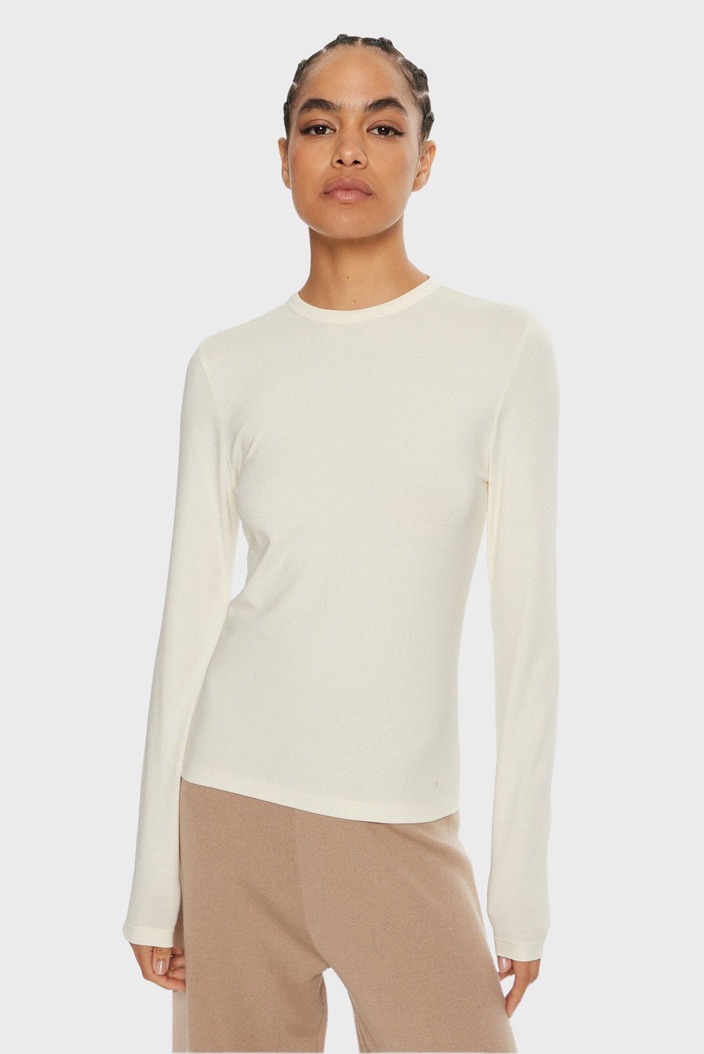 Лонгслив MODAL STRETCH SLIM C-NECK TOP LS 2