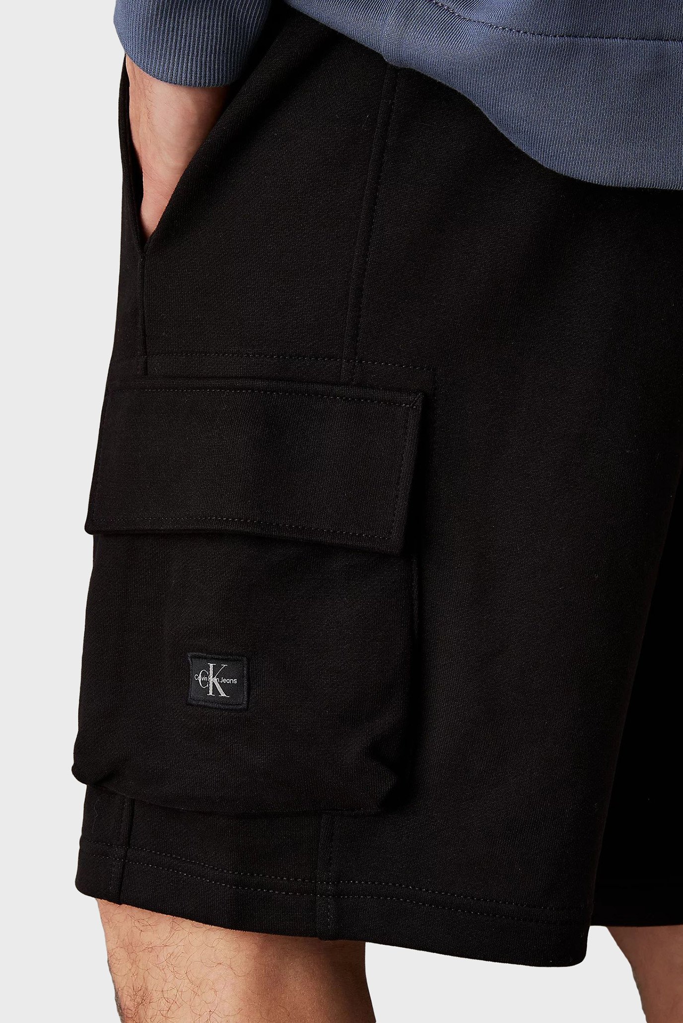Мужские черные шорты WOVEN LABELCalvin Klein Jeans Мужские черные шорты WOVEN LABEL 4