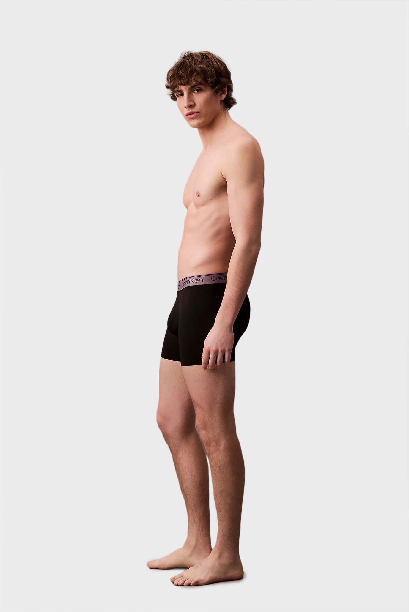 Мужские черные боксеры (3 шт) BOXER BRIEF 4