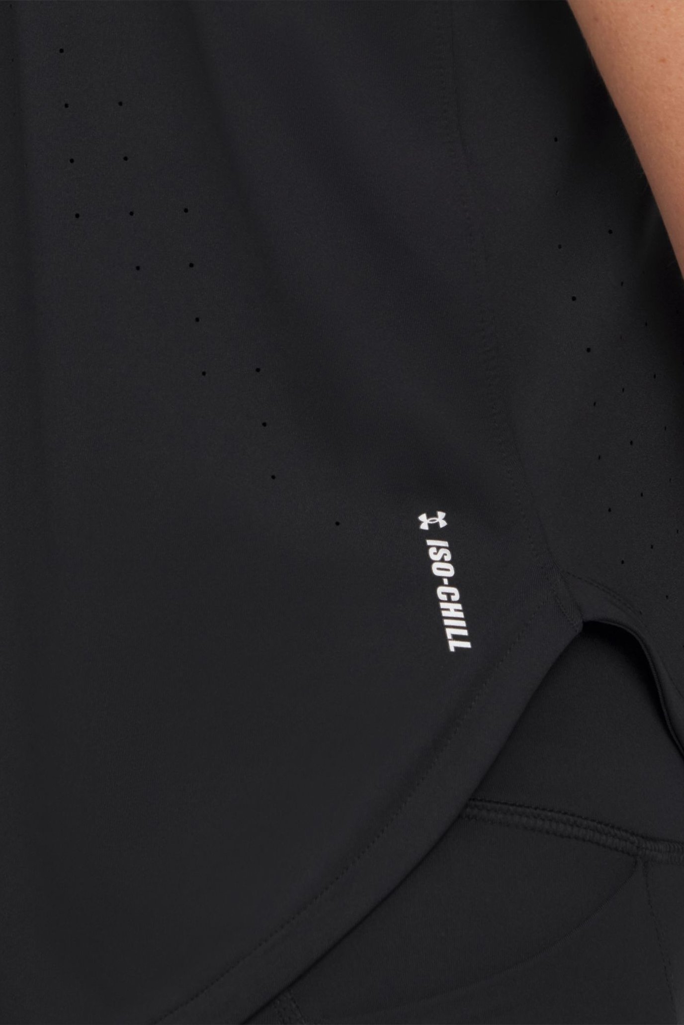 Женская черная майка UA Launch Elite Tank 3